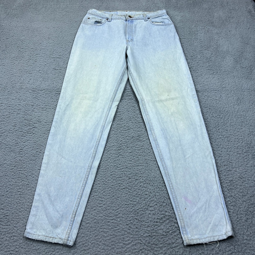 Levi's 550 Denim Relax Fit Tapered Jeans 15 Tall Distressed Red Tab Vintage USA
